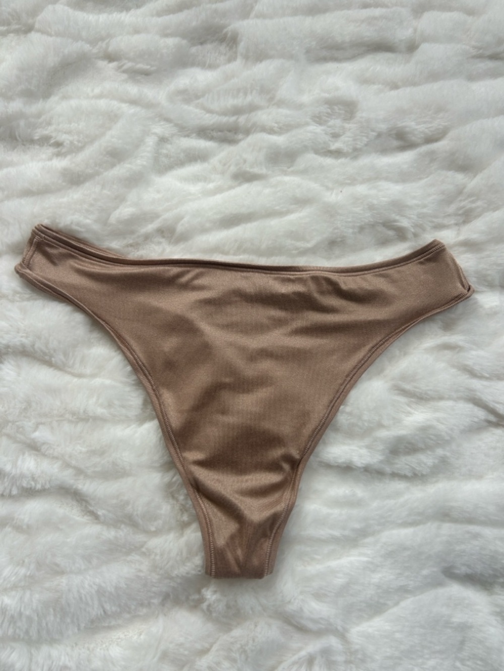 2012 Vintage Victoria’s Secret Second Skin Satin Thong Panty M